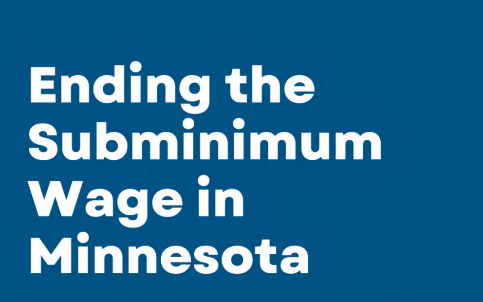 Ending the Subminimum Wage in Minnesota