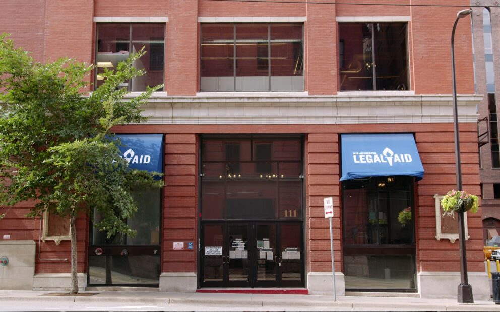 Entrance of Mid Minnesota Legal Aid
