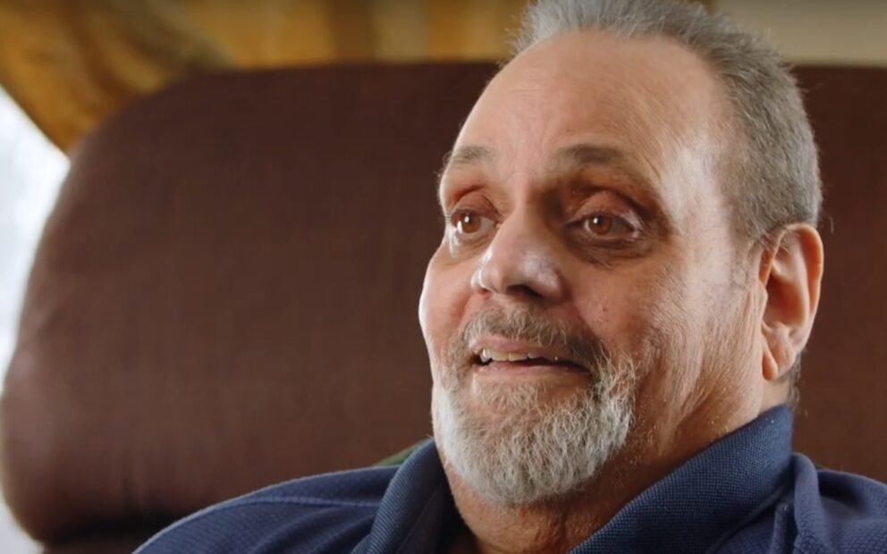 man smiling at camera